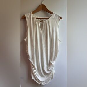 Calvin Klein White Sleeveless Top